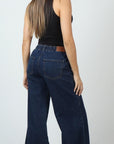 Jean Wide Leg Resortado