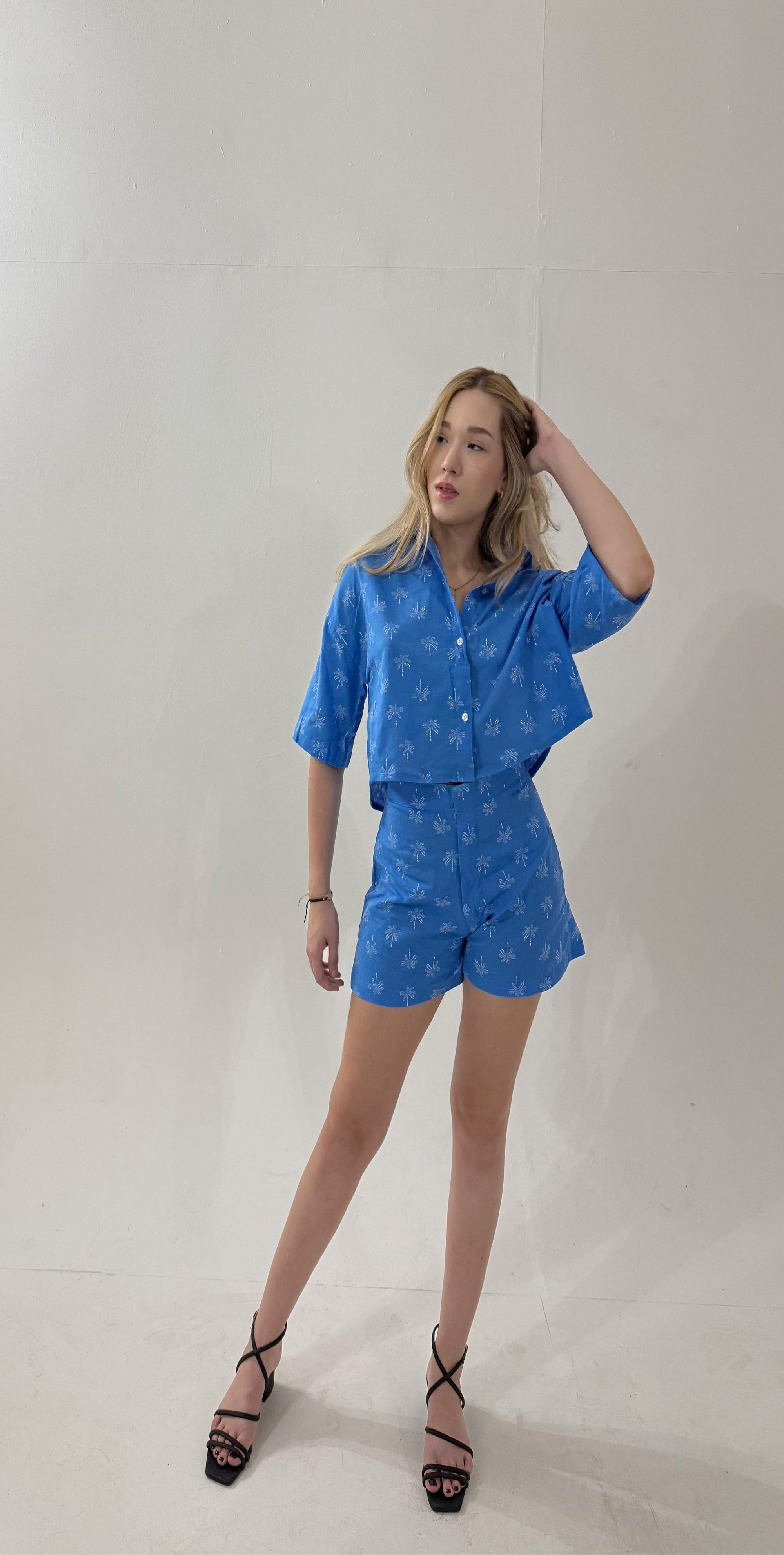 Short Palma Estampado