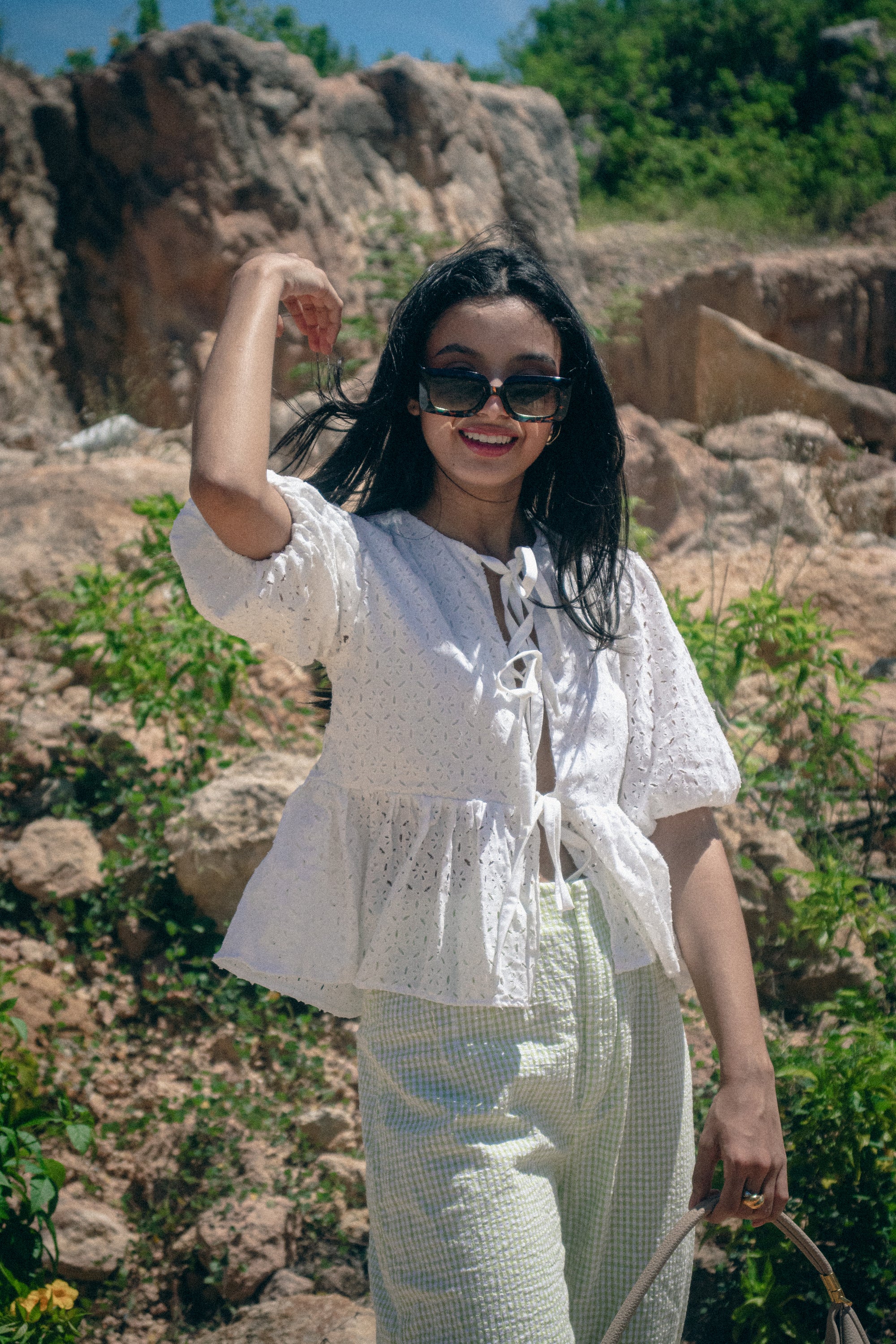 Blusa emma en ojalillo