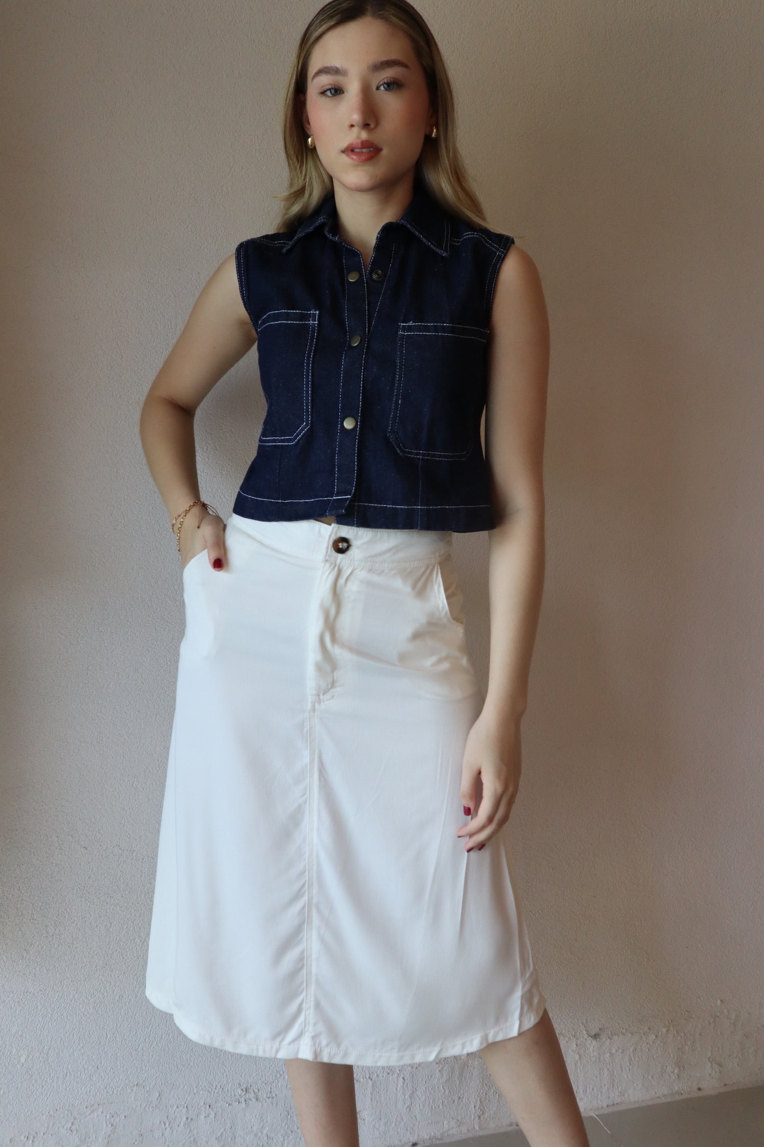 Chaqueta Indigo Denim