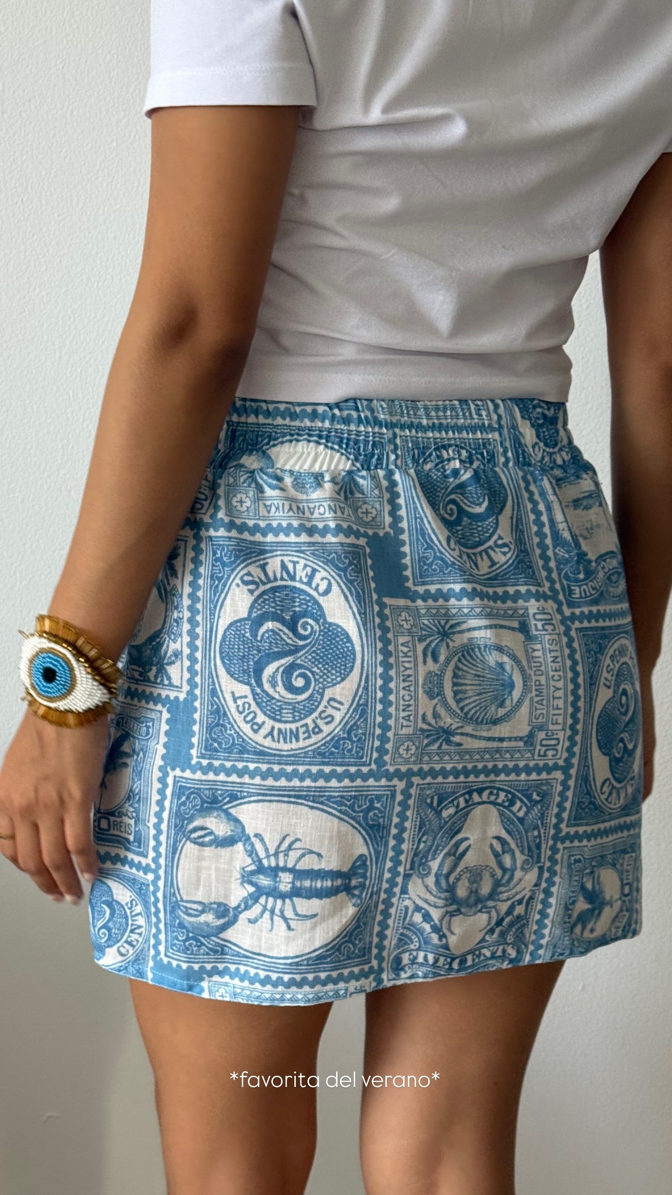 Falda Cangrejo Azul
