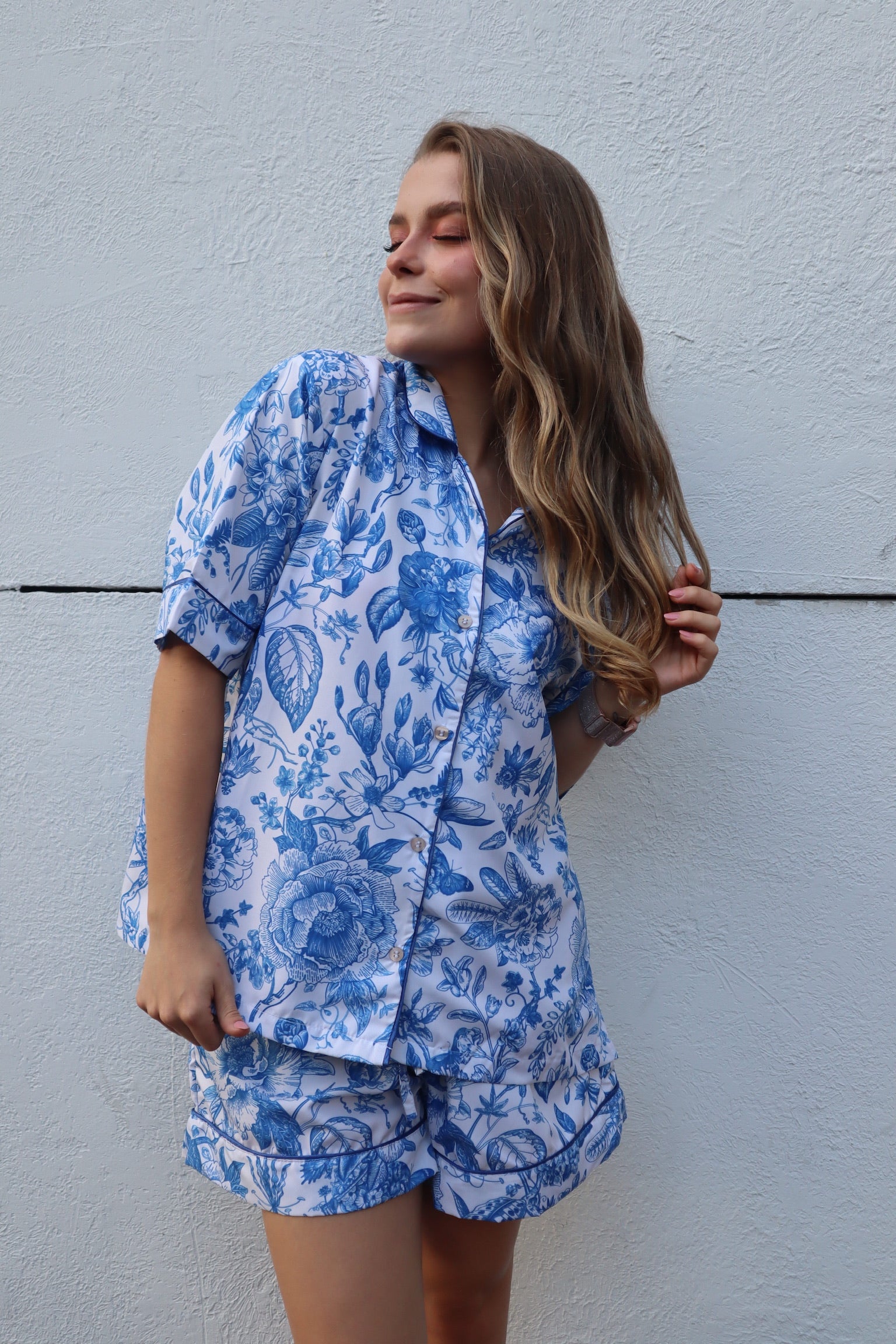 Short Pijama Azul