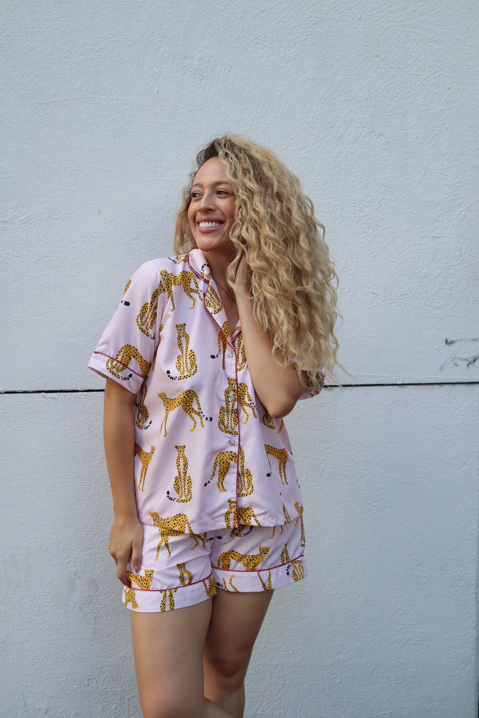 Camisa Pijama Rosa
