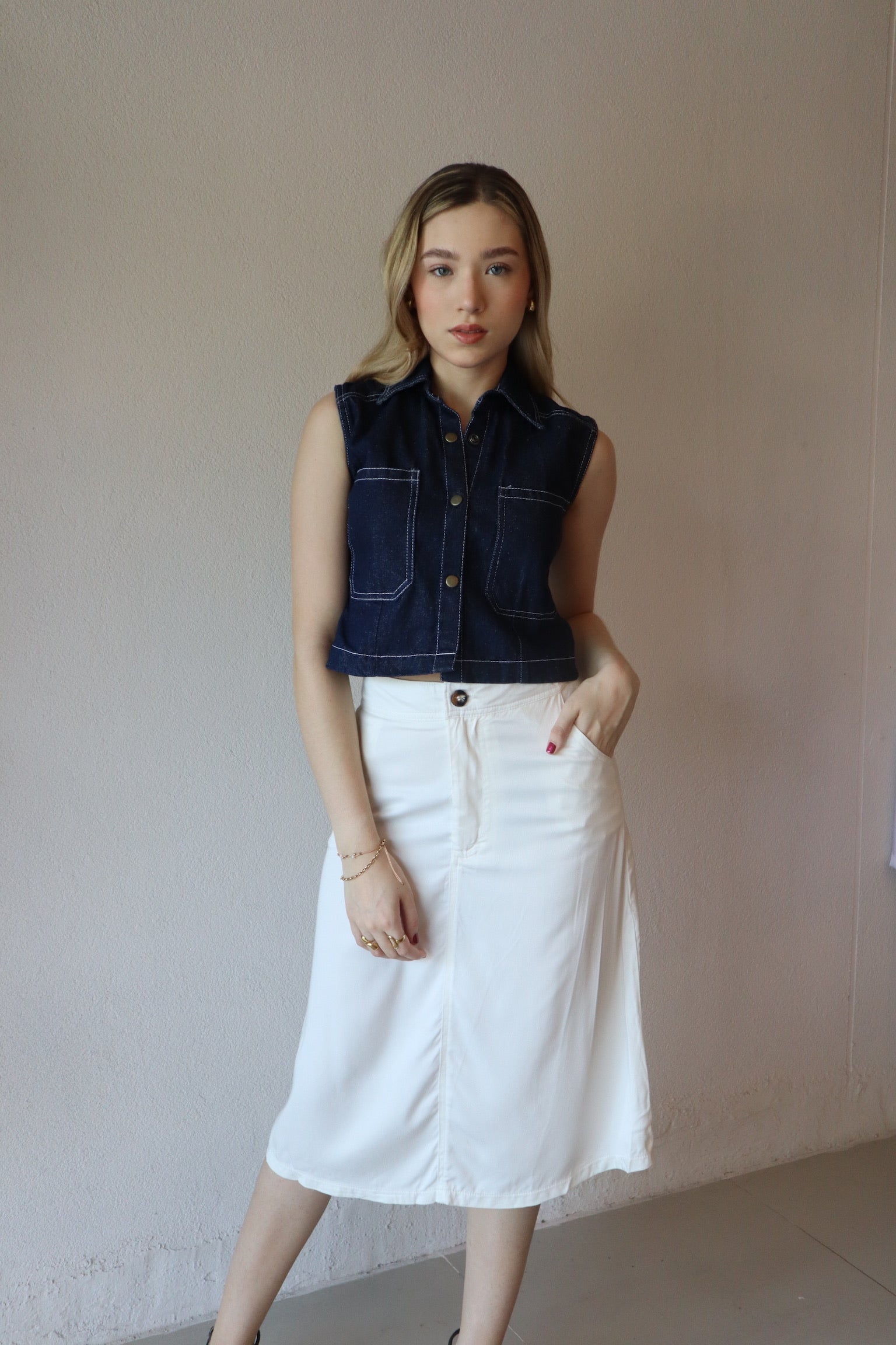 Chaqueta Indigo Denim