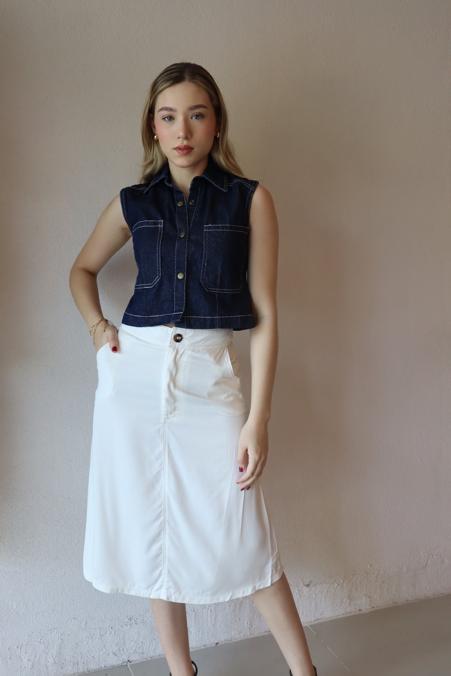 Chaqueta Indigo Denim