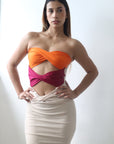 Vestido Ipanema Tricolor