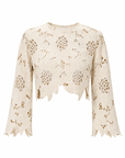 Blusa corta manga larga “Eugenia”