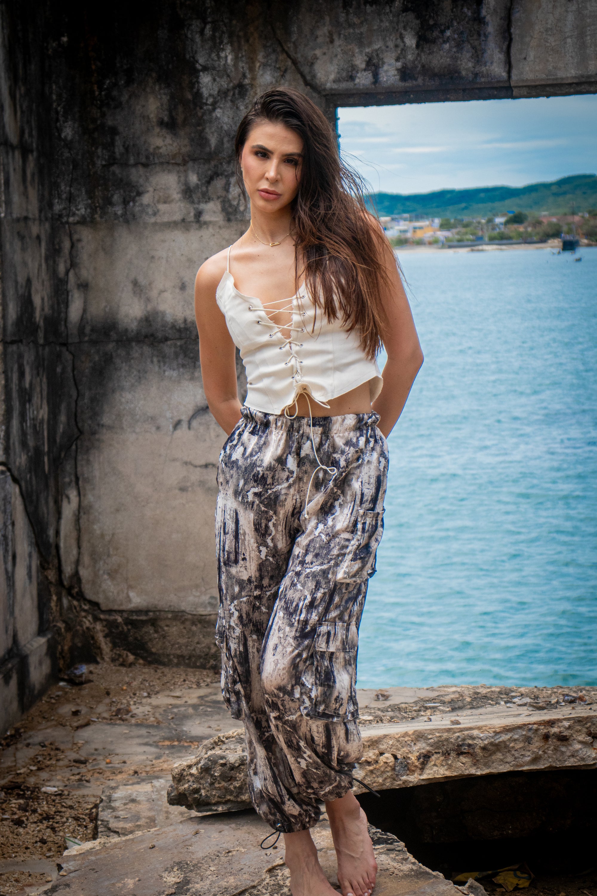 Pantalon Parachutte Estampado