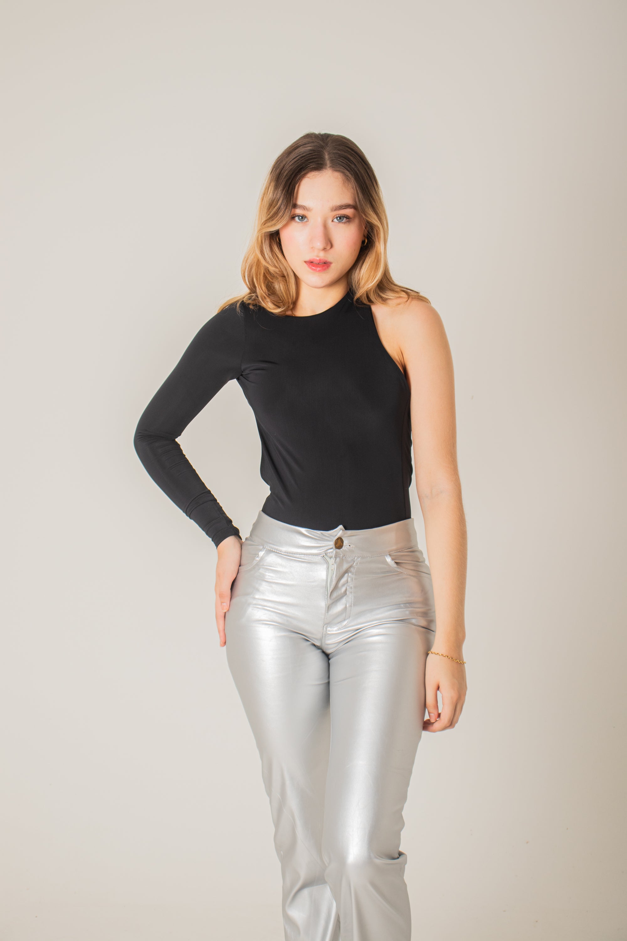 Pantalón Rockstar Plateado