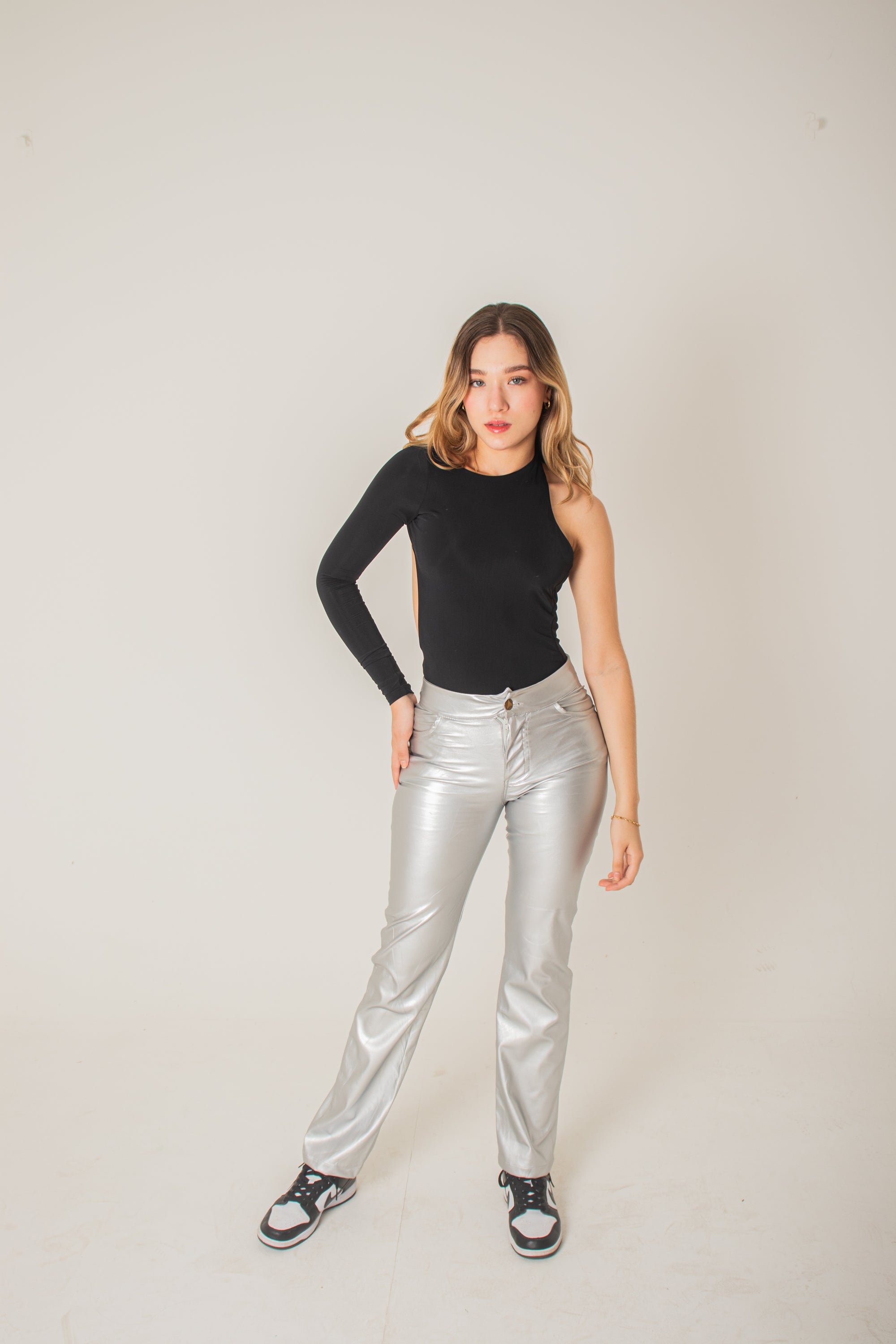 Pantalón Rockstar Plateado