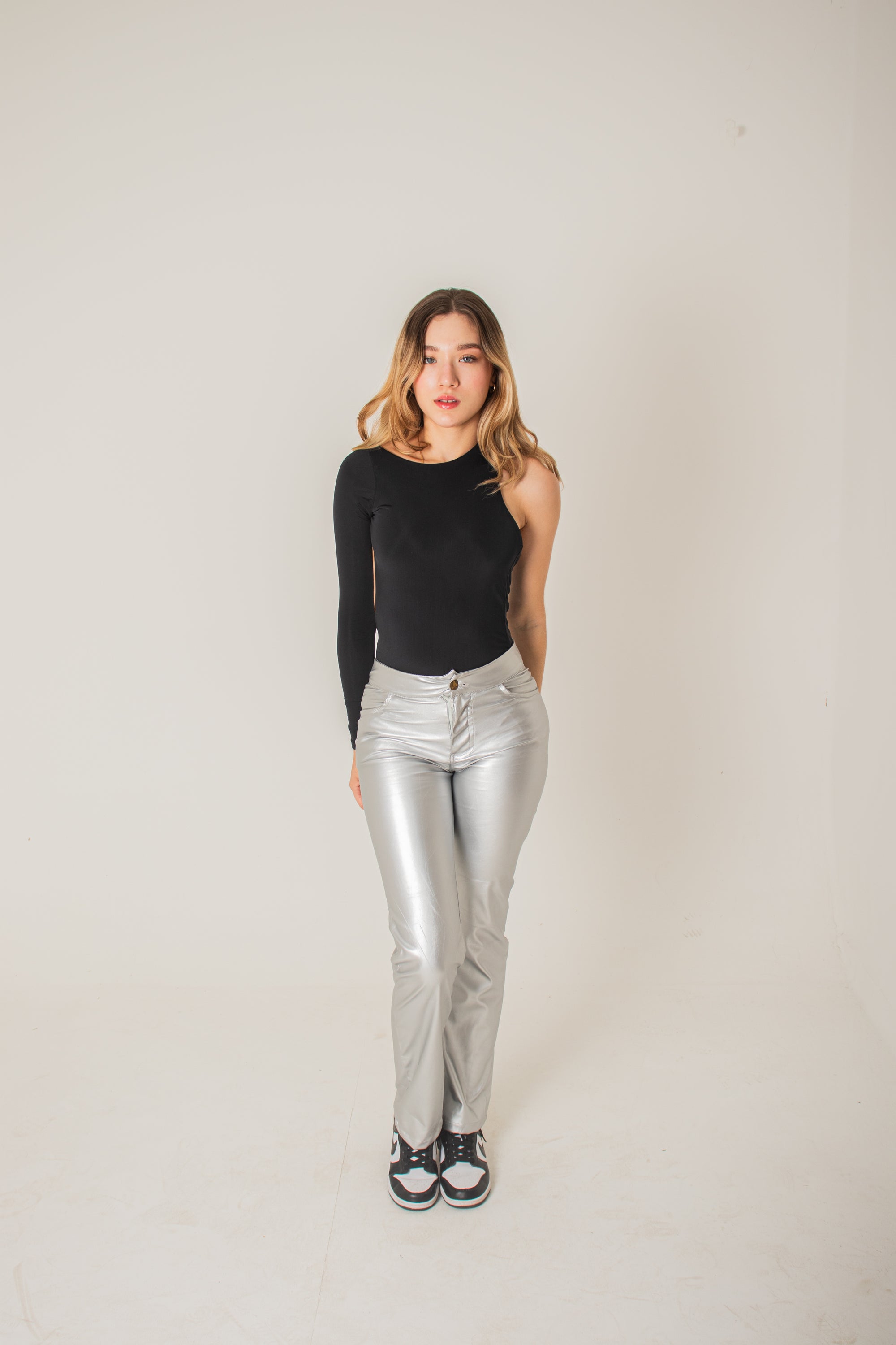 Pantalón Rockstar Plateado