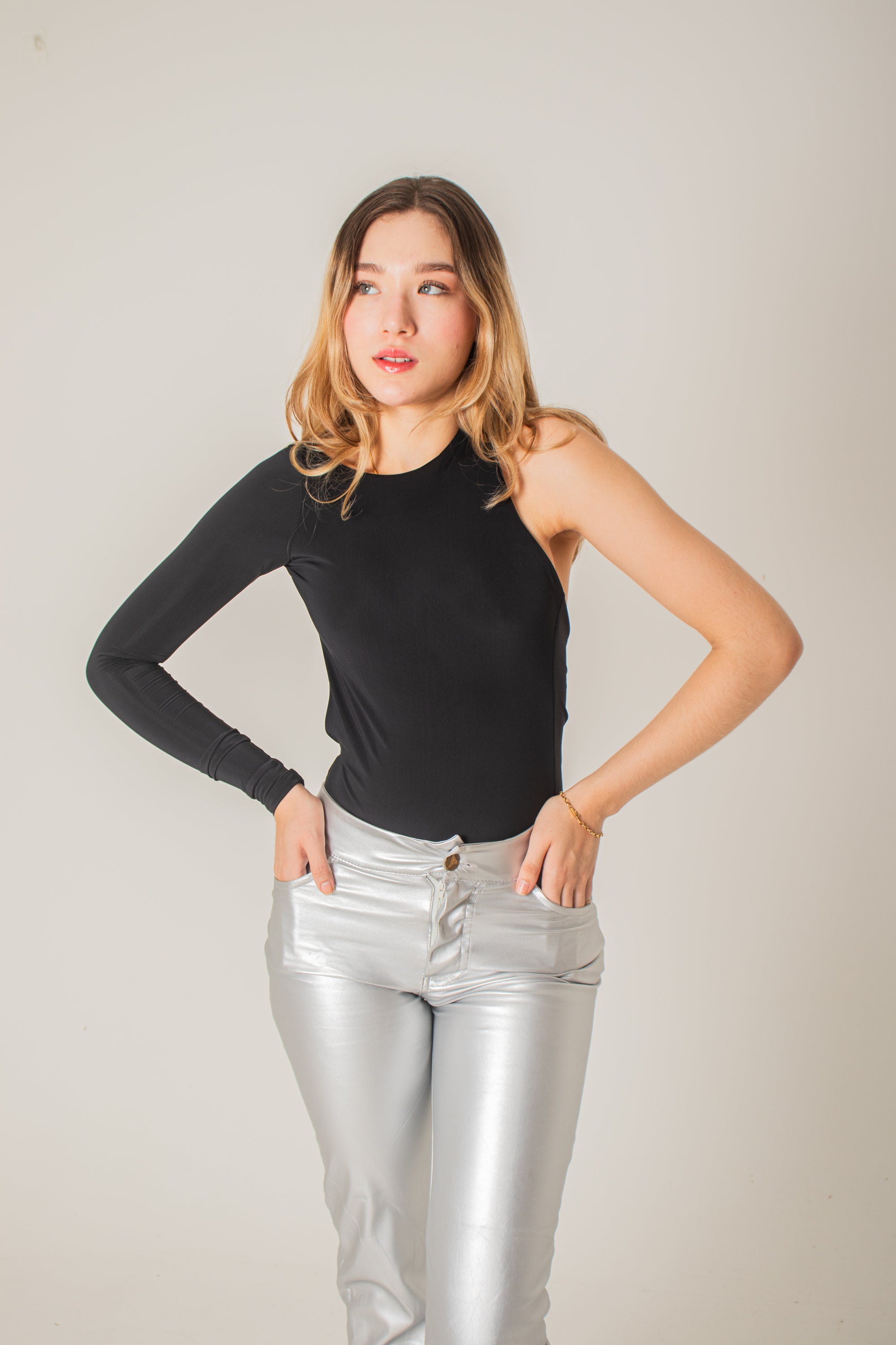 Pantalón Rockstar Plateado