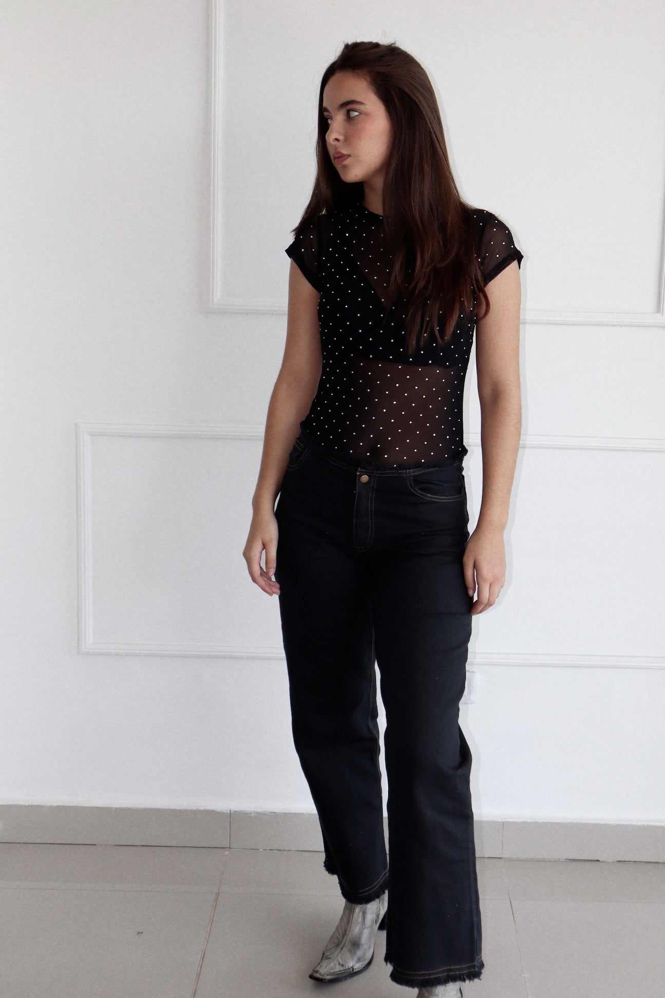 Pantalón Nirvana Denim Negro