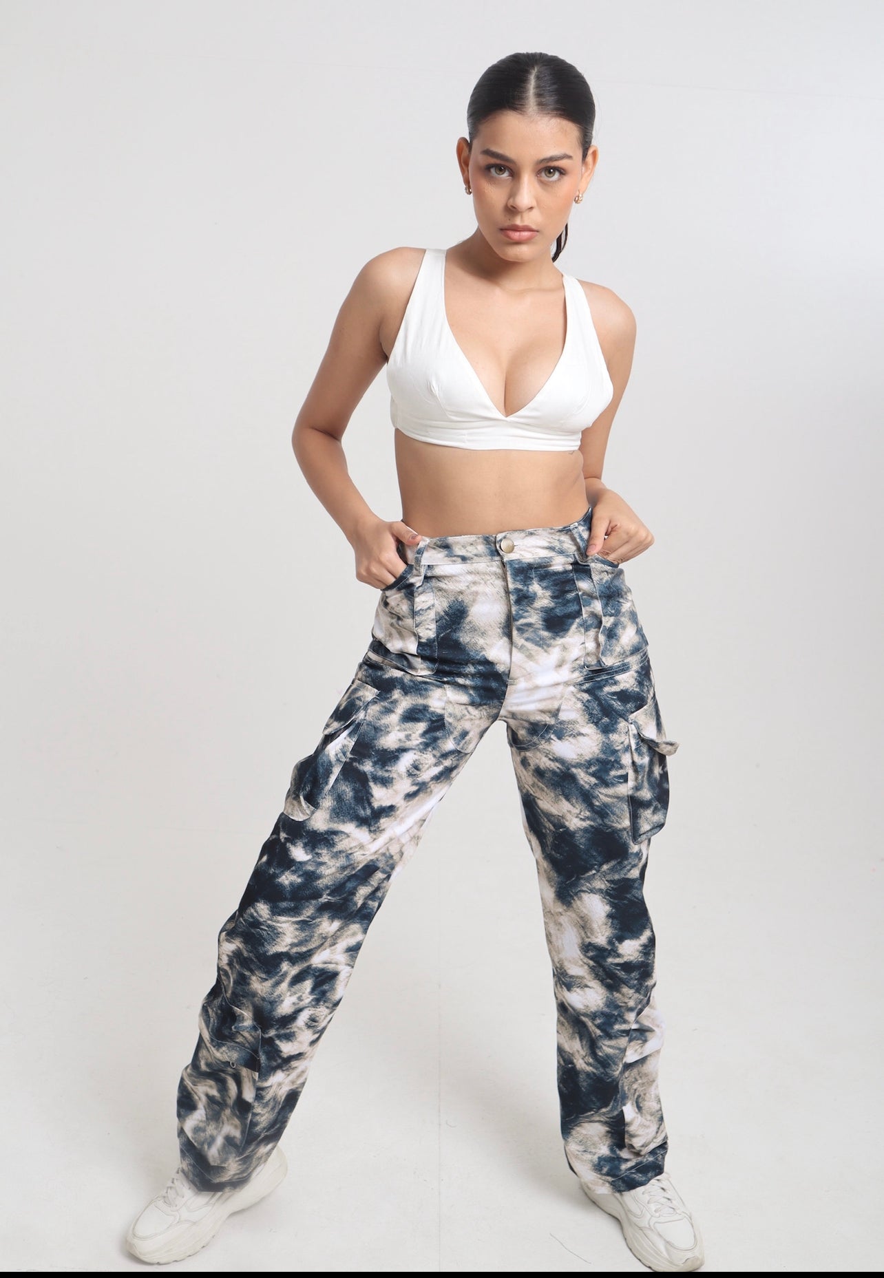 Pantalon Cargo Humo