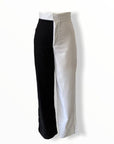 Modern black and white pants