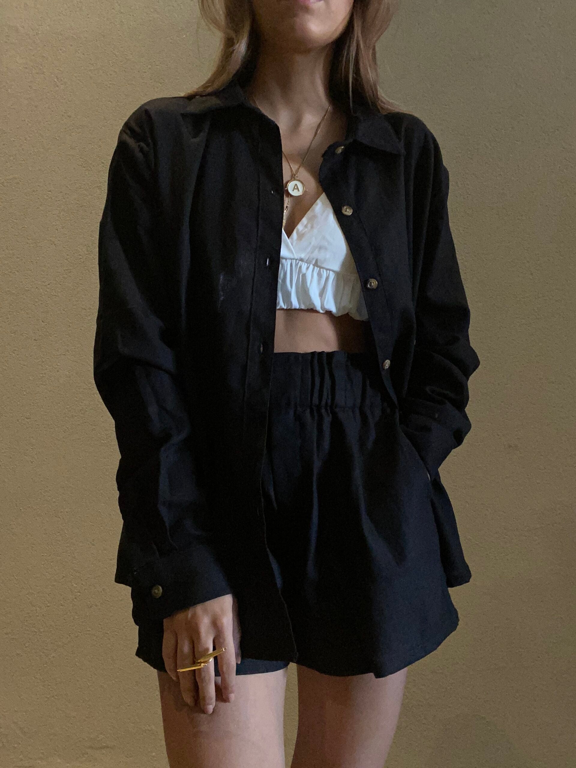 Set Lino Camisa y Short