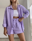 Set Lino Camisa y Short