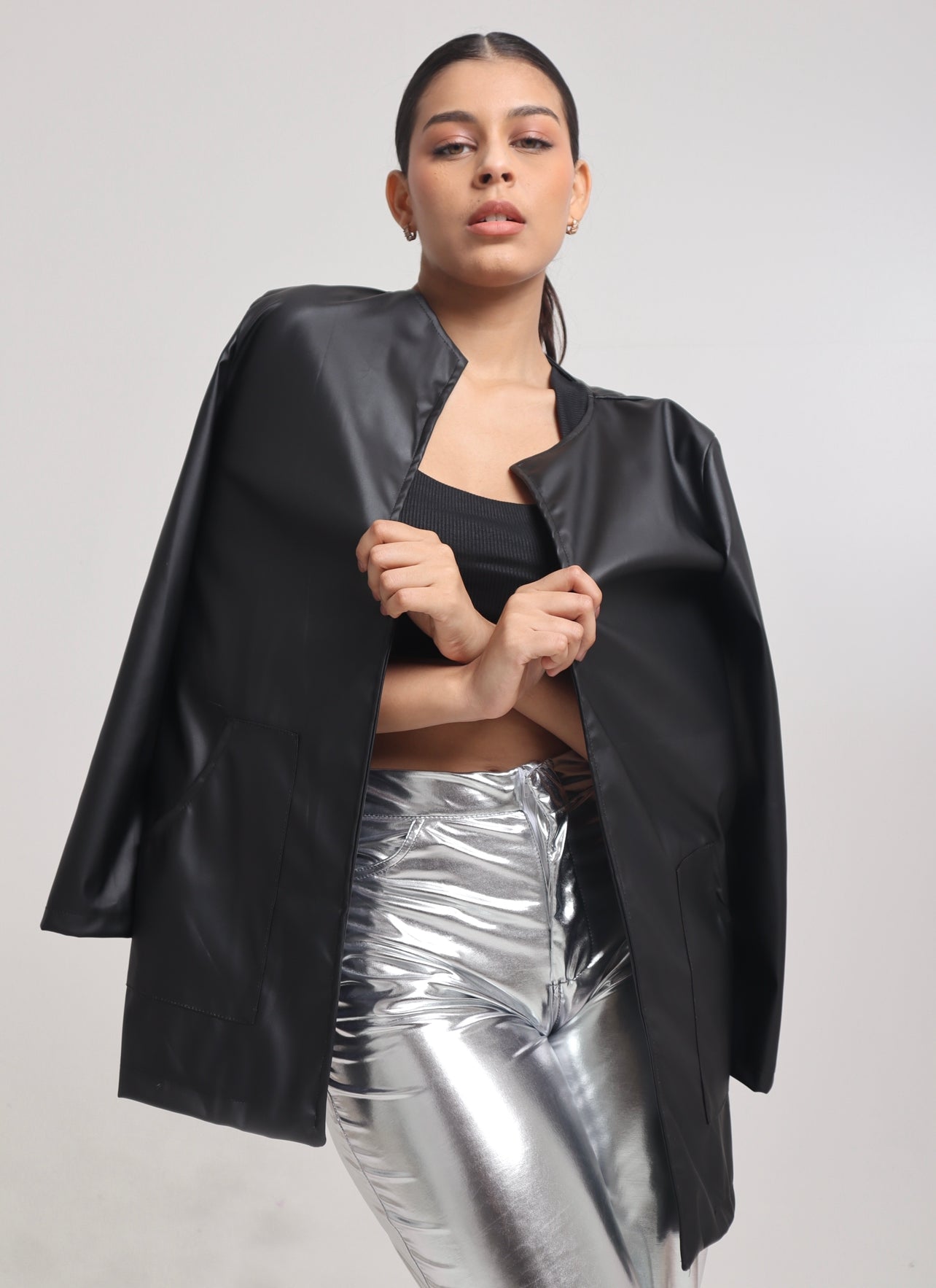 Chaqueta tipo cuero