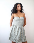 Vestido Arrecife Estampado Verde