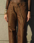 Jean Wide Leg TM Dorado y Bronce