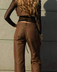 Jean Wide Leg TM Dorado y Bronce