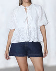 Blusa emma en ojalillo