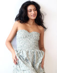 Vestido Arrecife Estampado Verde