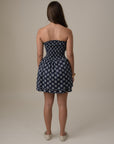 Vestido Arrecife Estampado Azul Turquí